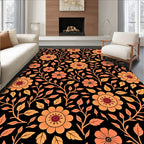 Autumn Harvest Floral Vine Rug