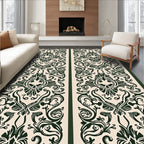 Gothic Victorian Flourish Scrollwork Rug