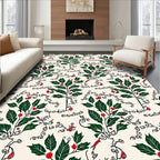 Spiced Holly Berry Vine Foliage Rug