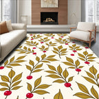 Golden Leaf Cherry Cluster Rug