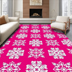 Lively Rose Bloom Repeat Rug