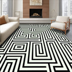 Abstract Linear Path Workrug Rug