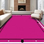 Vibrant Fuchsia Game Table Surface Rug