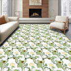 Leafy Twig Cream Abstract Vine Rug