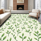 Leafy Green Vine Botanical Rug