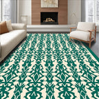 Teal Classic Symmetry Medallion Rug
