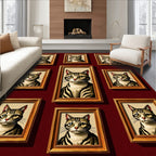 Gallery of Cats Portrait Rug