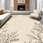 Earthy Branches Outline Floral Rug