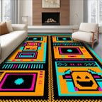 Retro Arcade Machine Pixel Art Rug