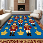Nutcracker Red Gold Royal Guard Rug