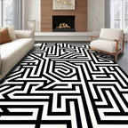 Bold Lines Labyrinth Rug