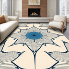 Navajo Blue Sunburst Star Rug