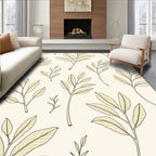 Cream Botanical Branch Repeat Rug
