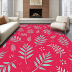 Crimson Leaves Botanical Garden Rug