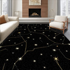 Cosmic Night Sky Constellation Rug