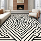 Mono Stripe Octagon Path Rug