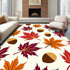 Autumn Leaves Acorn Collection Rug
