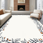 Vineyard Meadow Floral Border Rug