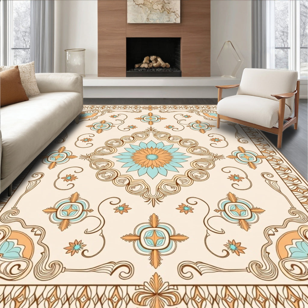 Vintage Bloom medallion design Rug