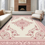 Charming Rose Floral Medallion Rug