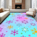 Colorful Snowflake Cluster Gradient Rug